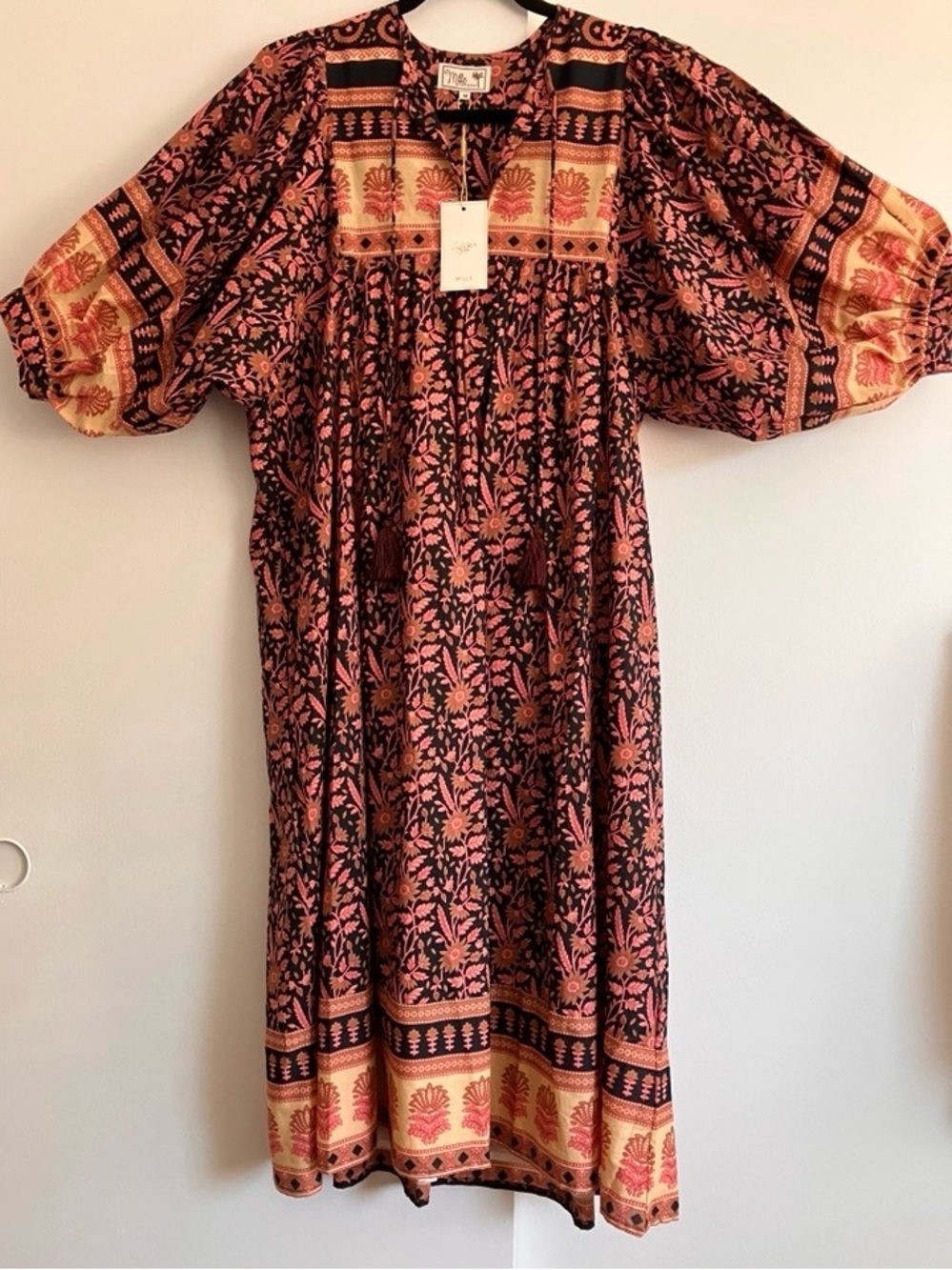 Mille Boho midi dress size M - Picture 8 of 8